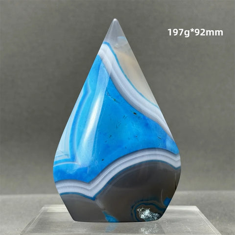 Blue Agate Torch-ToShay.org