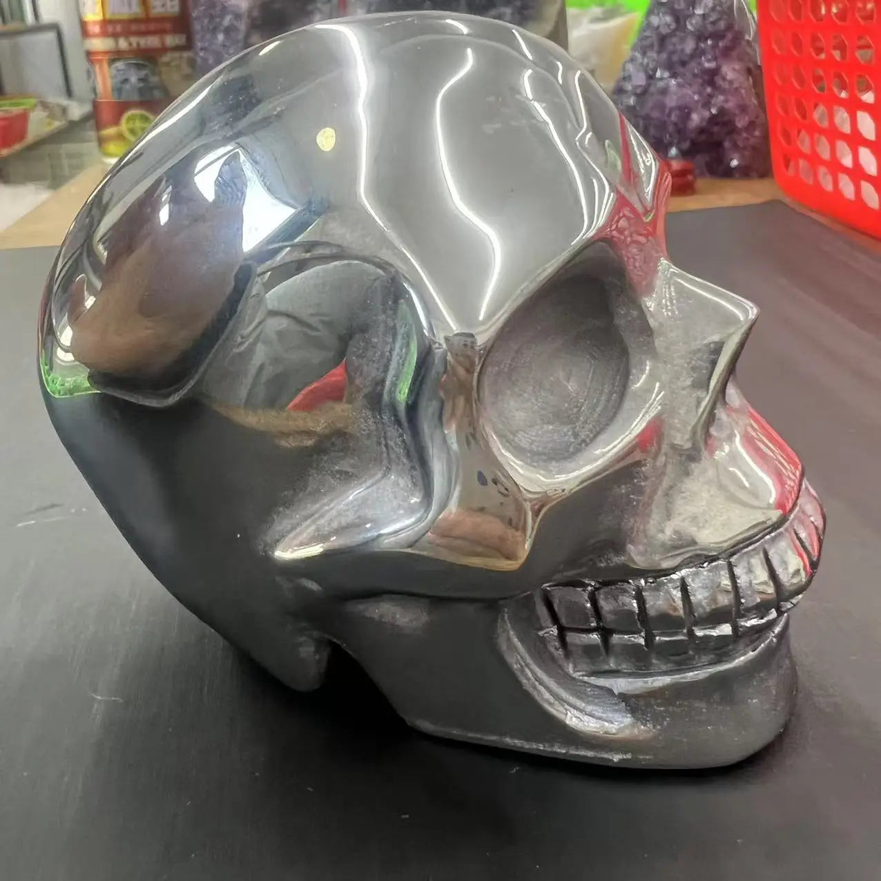 Silver Terahertz Skull-ToShay.org