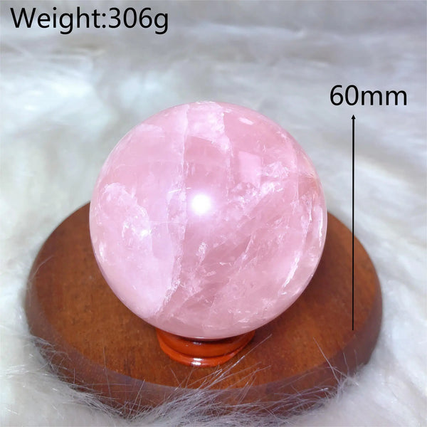 Pink Rose Quartz Ball-ToShay.org