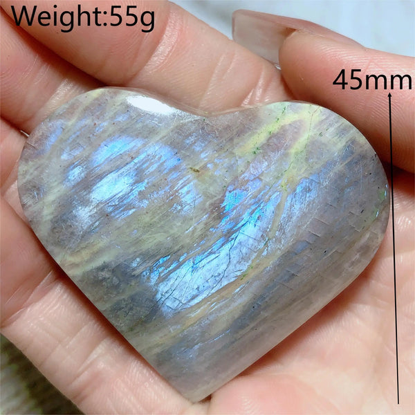 Blue Rainbow Moonstone Hearts-ToShay.org