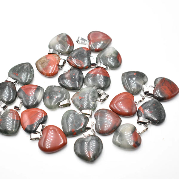 Mixed Crystal Heart Pendants-ToShay.org