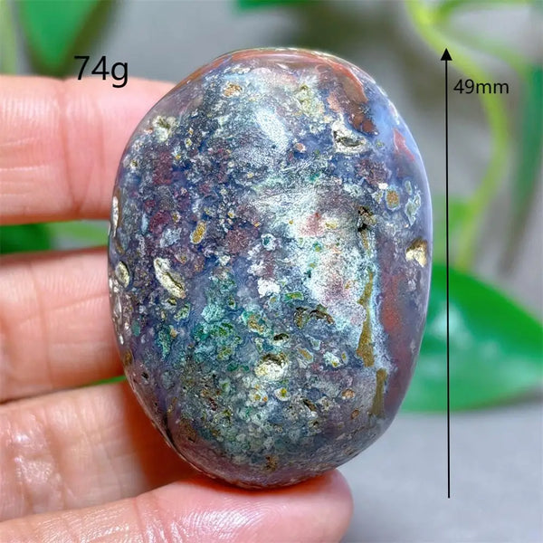 Ocean Jasper Palm Stone-ToShay.org