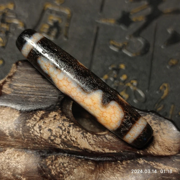 Tibetan Agate Dzi Beads-ToShay.org