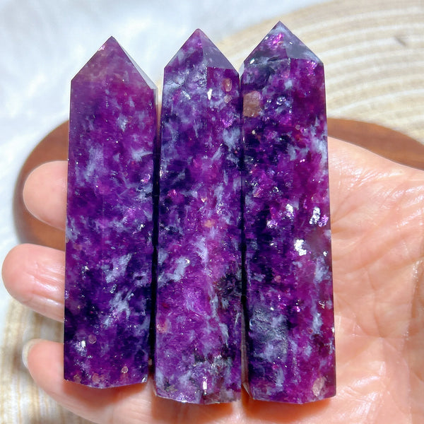 Purple Lepidolite Point-ToShay.org
