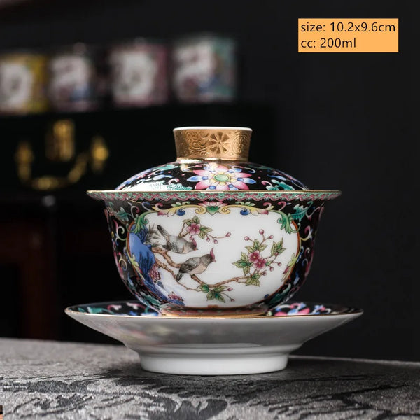 Gaiwan Ceramic Tea Bowl-ToShay.org