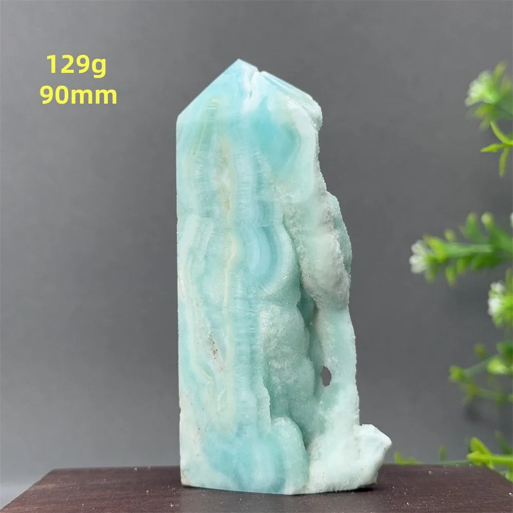 Blue Heteropolar Crystal Point-ToShay.org