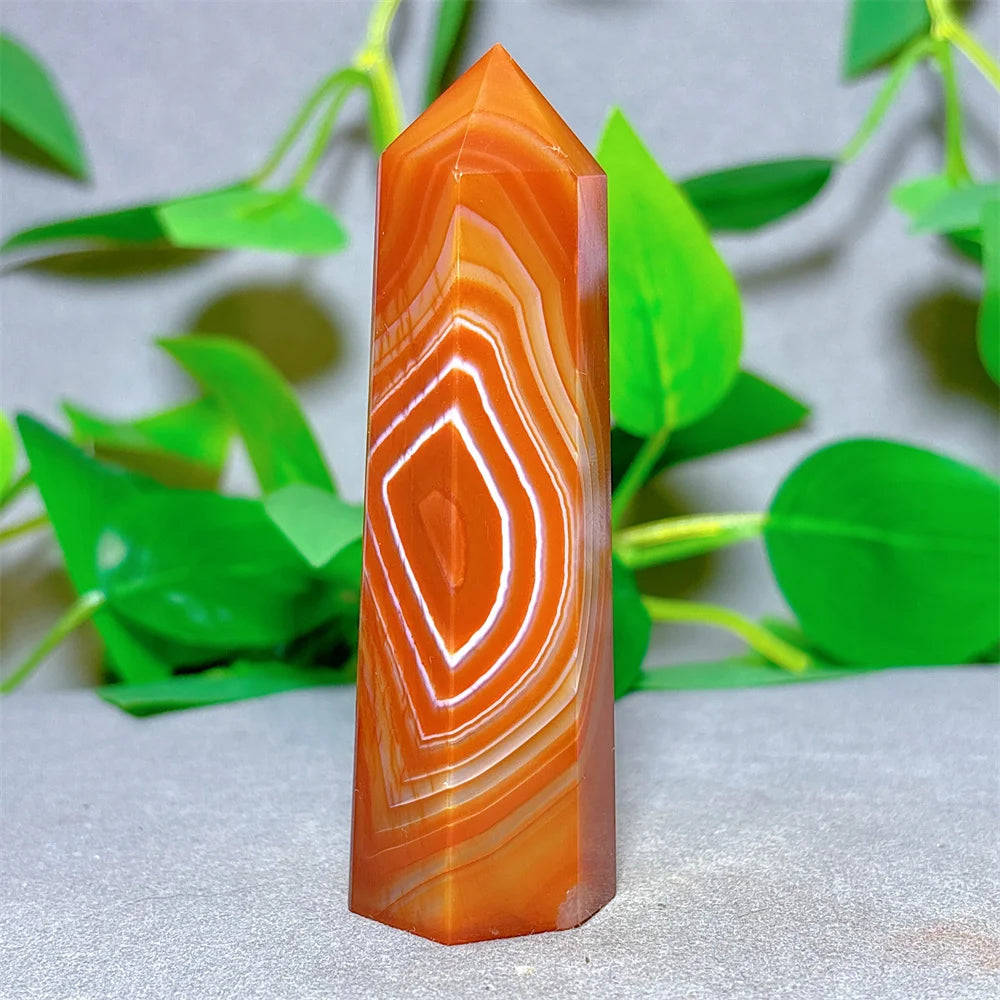 Orange Carnelian Quartz Tower-ToShay.org