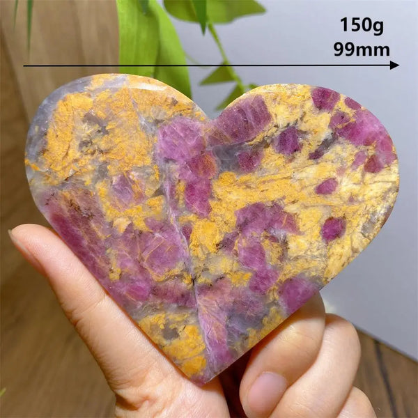 Pink Unicorn Tourmaline Heart-ToShay.org