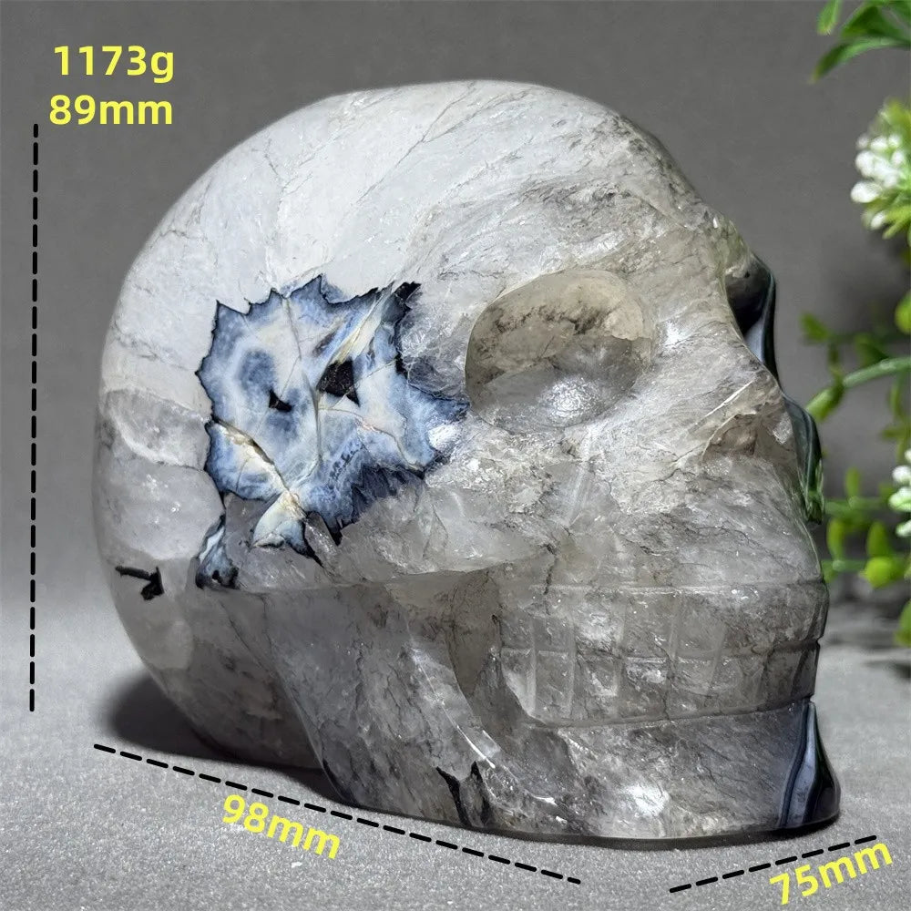 Black Agate Skull-ToShay.org
