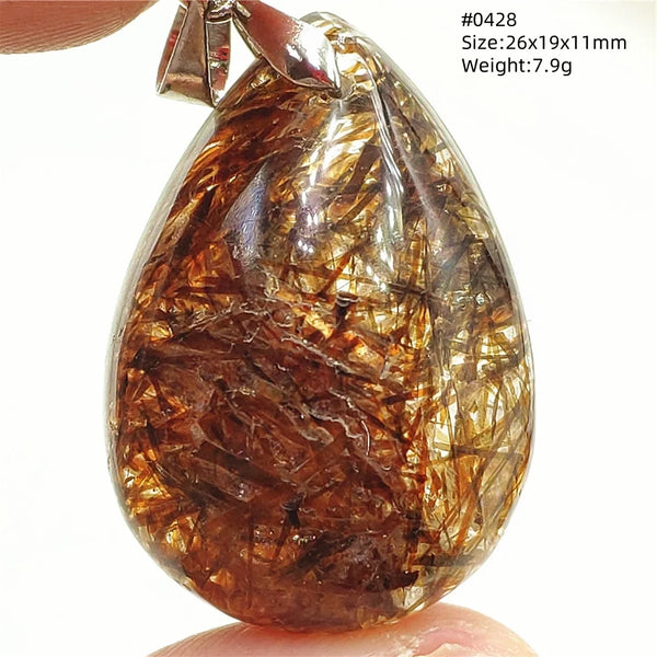 Black Rutilated Copper Quartz-ToShay.org