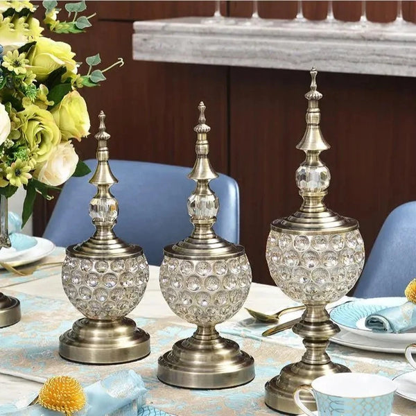 Crystal Glass Storage Jar-ToShay.org