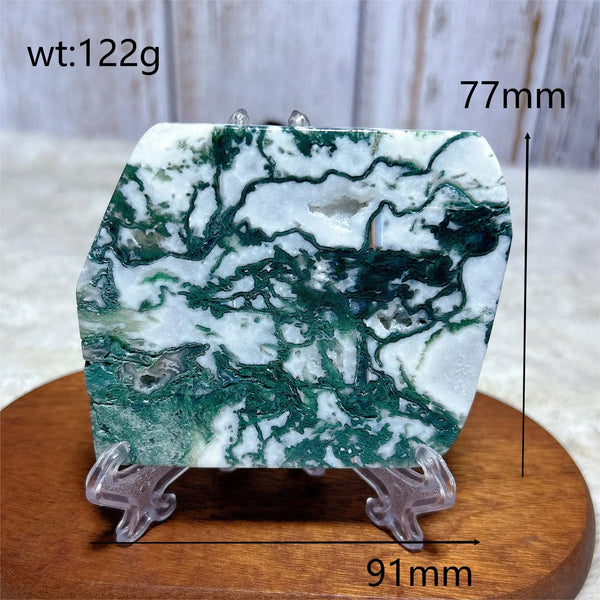 Green Moss Agate Slice-ToShay.org