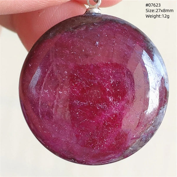 Red Ruby Zoisite Pendant-ToShay.org