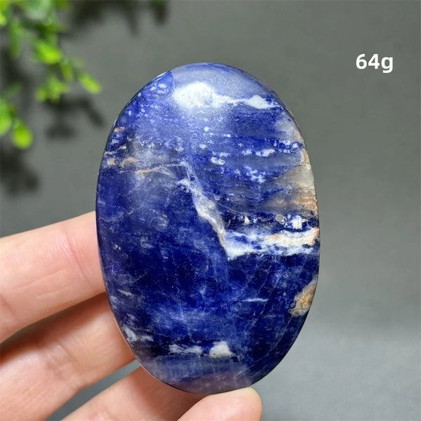 Blue Sodalite Palm Stone-ToShay.org