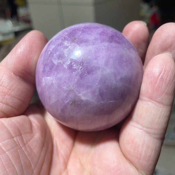 Purple Kunzite Ball-ToShay.org