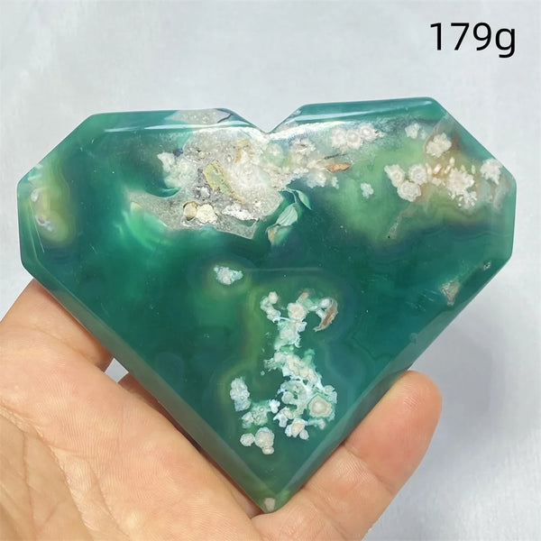 Green Cherry Blossom Agate-ToShay.org