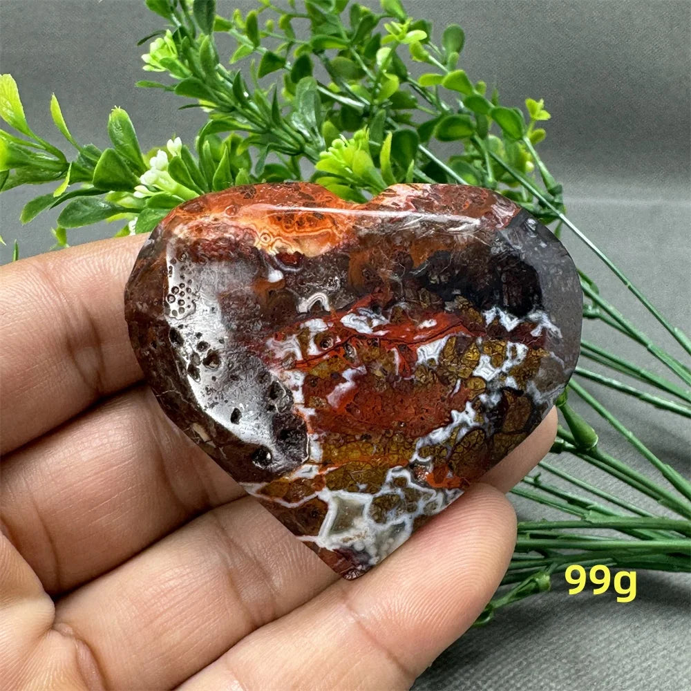 Red Agate Heart-ToShay.org