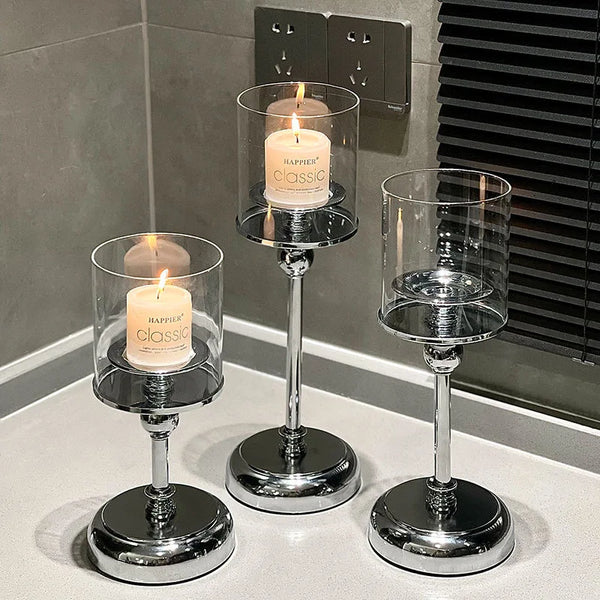 Glass Candle Holders-ToShay.org