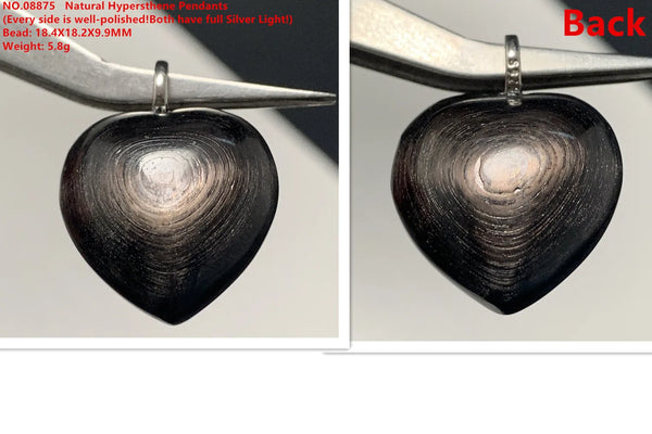 Black Hypersthene Pendant-ToShay.org