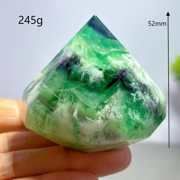 Rainbow Fluorite Diamond-ToShay.org