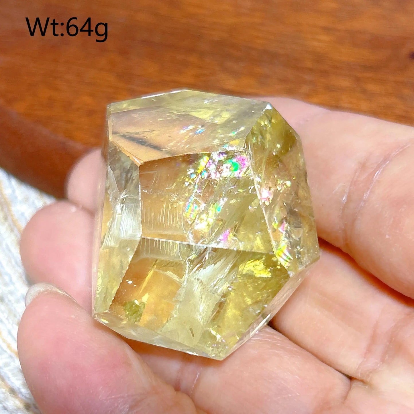 Yellow Smokey Citrine Crystal-ToShay.org