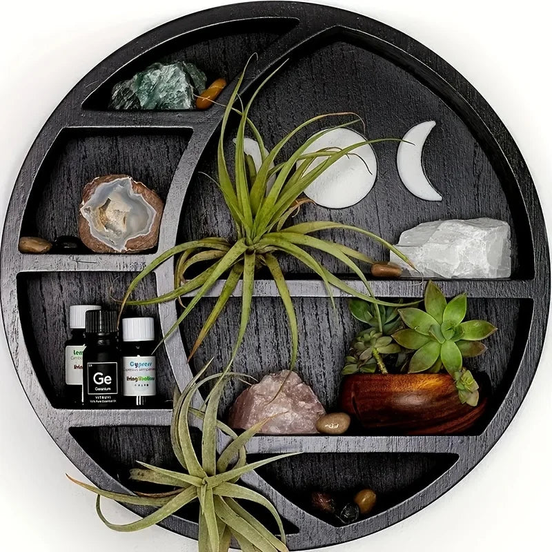 Moon Shelf Wall Rack-ToShay.org