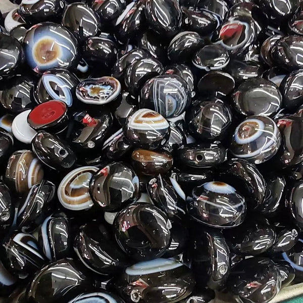 Black White Plate Eye Agate-ToShay.org