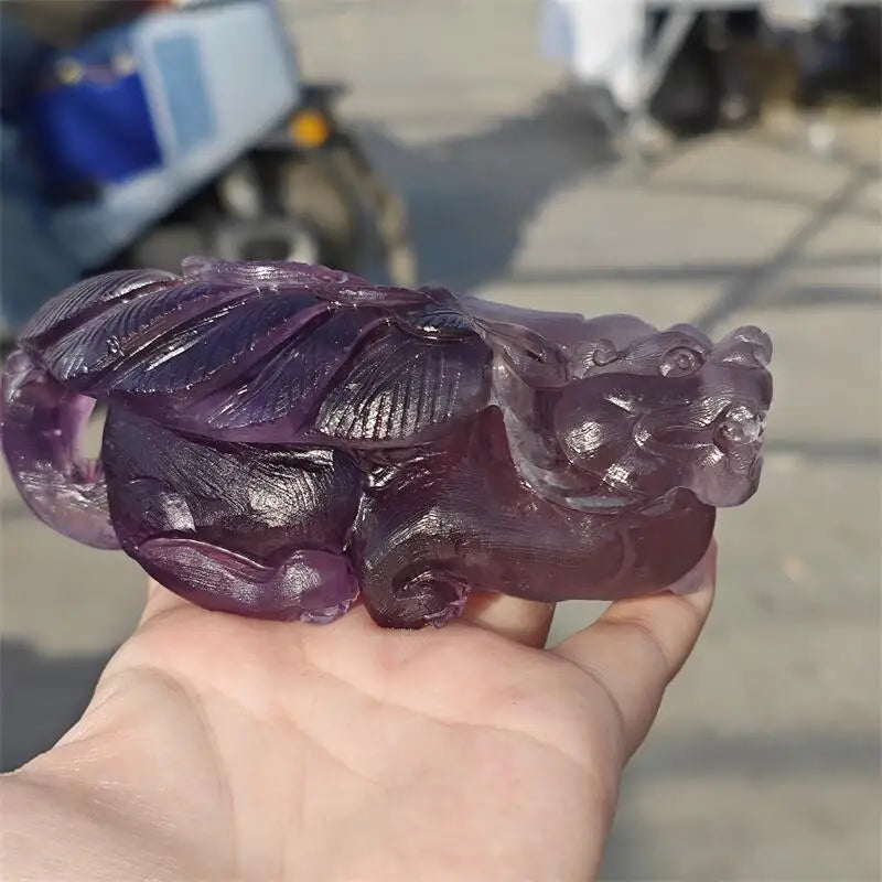 Purple Fluorite Pixiu-ToShay.org