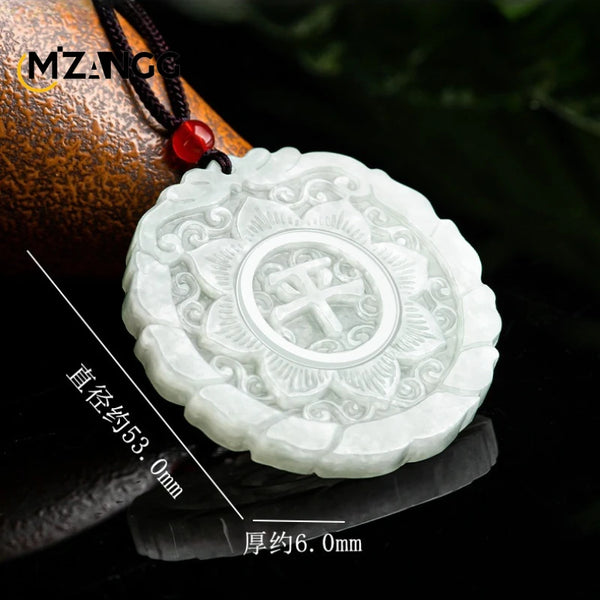 Blue Jadeite Peace Lotus-ToShay.org