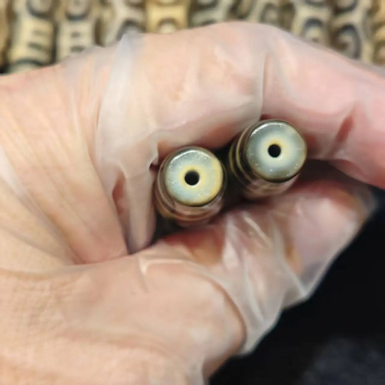Tibetan Agate Eyes Dzi-ToShay.org