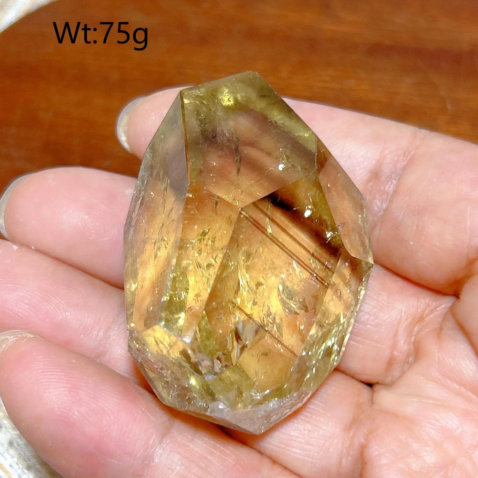 Yellow Smokey Citrine Crystal-ToShay.org