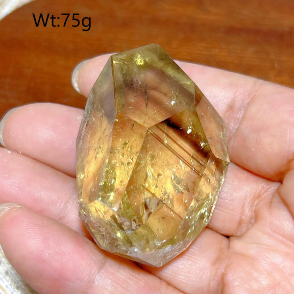Yellow Smokey Citrine Crystal-ToShay.org