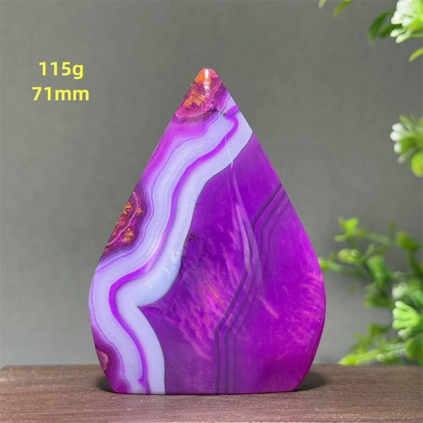 Purple Agate Torch-ToShay.org