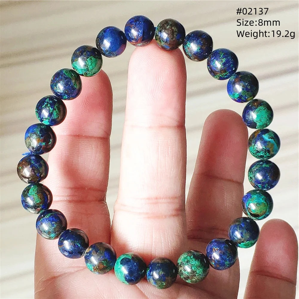 Blue Malachite Azurite Bracelet-ToShay.org
