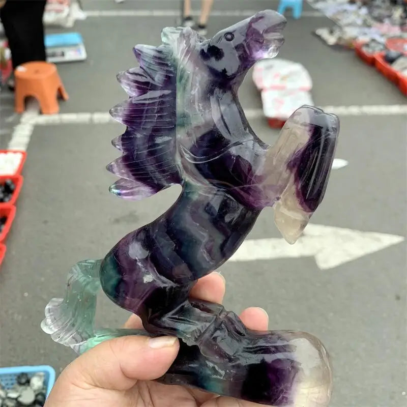 Rainbow Fluorite Horse-ToShay.org