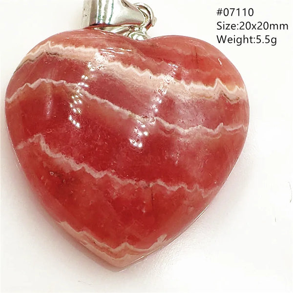 Red Rhodochrosite Pendant-ToShay.org