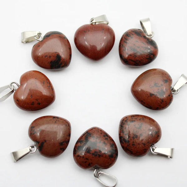 Mixed Quartz Agate Hearts-ToShay.org