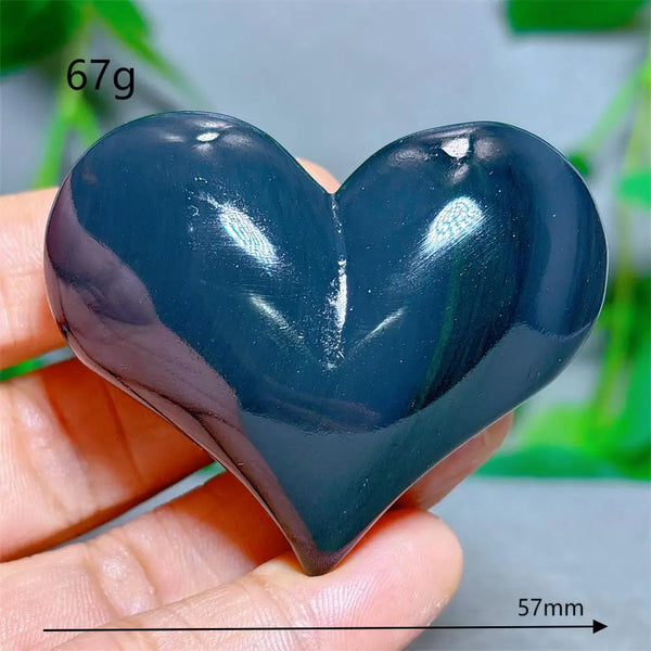 Rainbow Obsidian Heart-ToShay.org