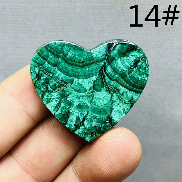 Green Malachite Hearts-ToShay.org