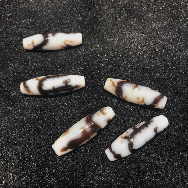 Tibetan Agate Dzi Beads-ToShay.org