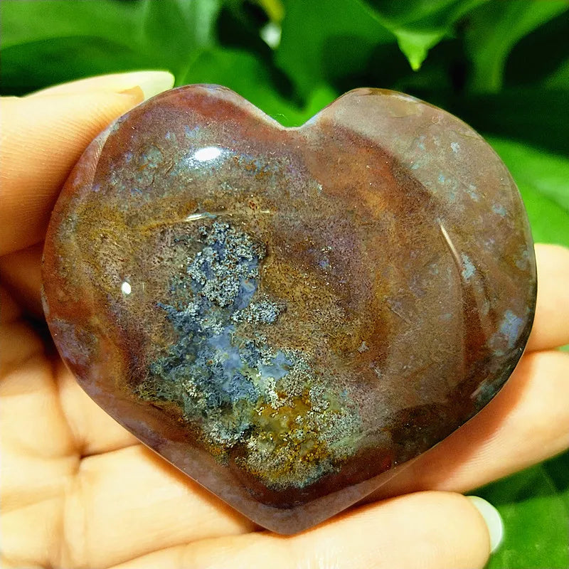 Green Moss Agate Heart-ToShay.org