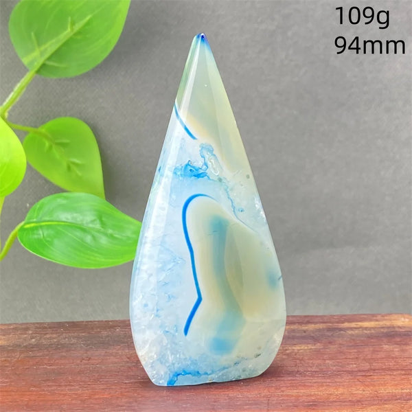 Blue Striped Agate Torch-ToShay.org