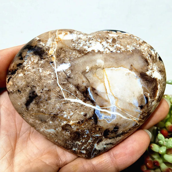 Grey Opal Crystal Heart-ToShay.org
