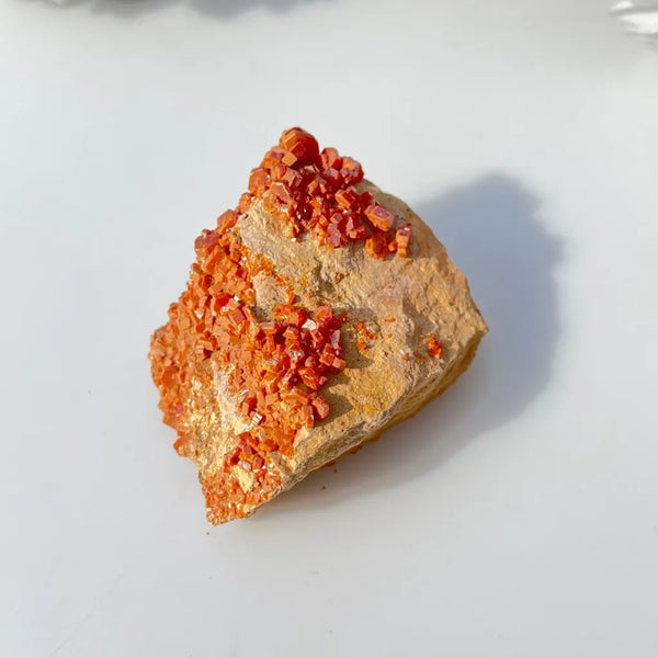 Red Vanadinite Crystal Cluster-ToShay.org