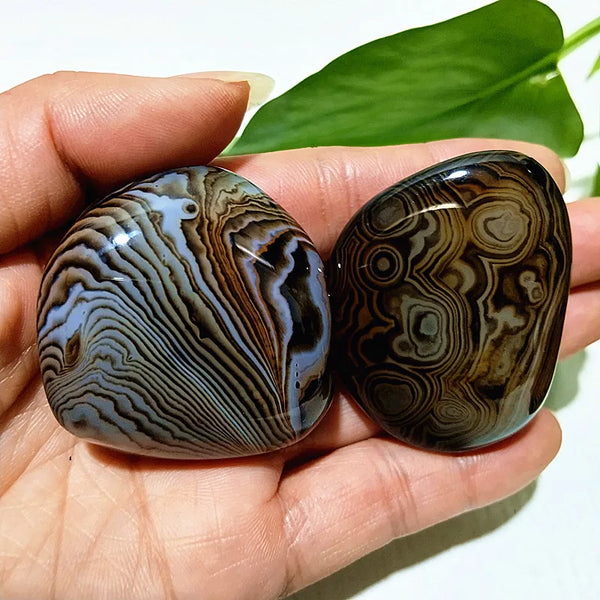 Red Lace Sardonyx Palm Stones-ToShay.org