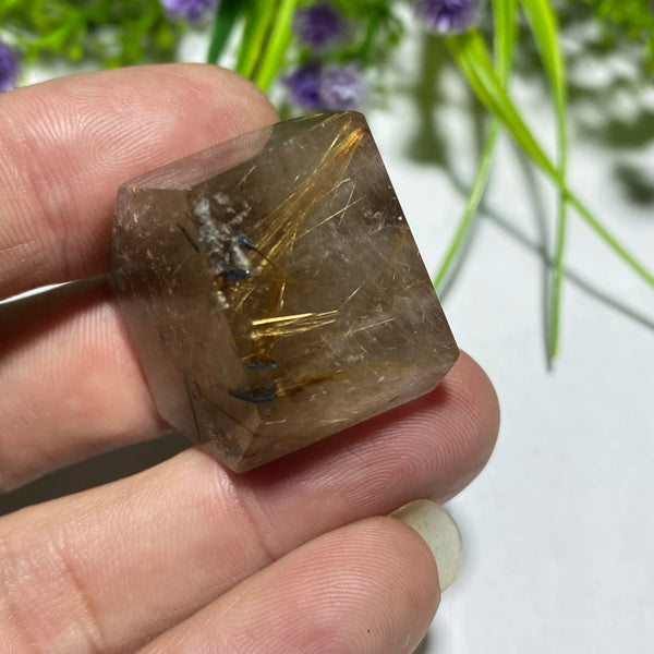 Gold Rutilated Quartz Rock-ToShay.org