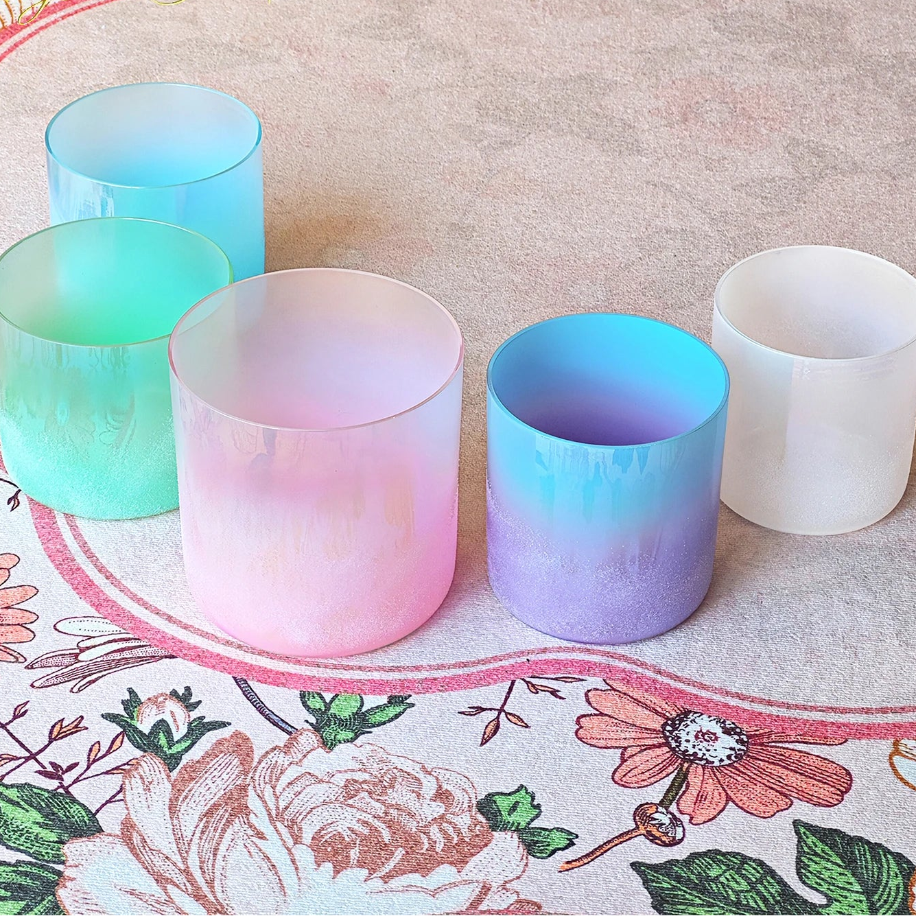 Mixed Crystal Singing Bowl Set-ToShay.org