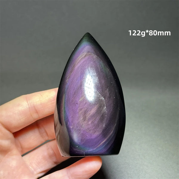 Rainbow Obsidian Torch-ToShay.org