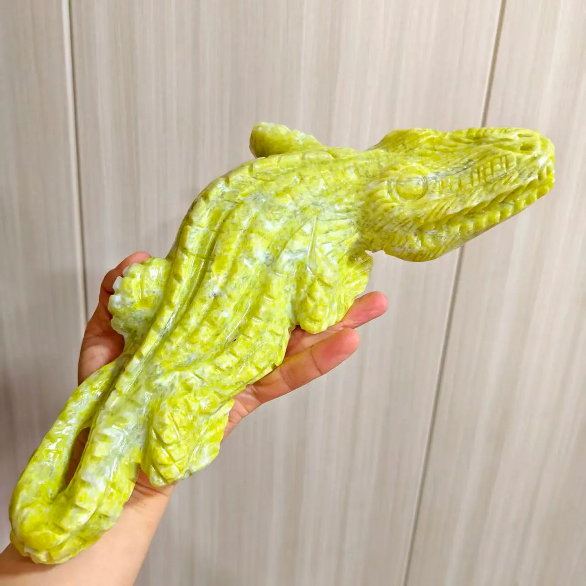 Green Topaz Crocodile-ToShay.org