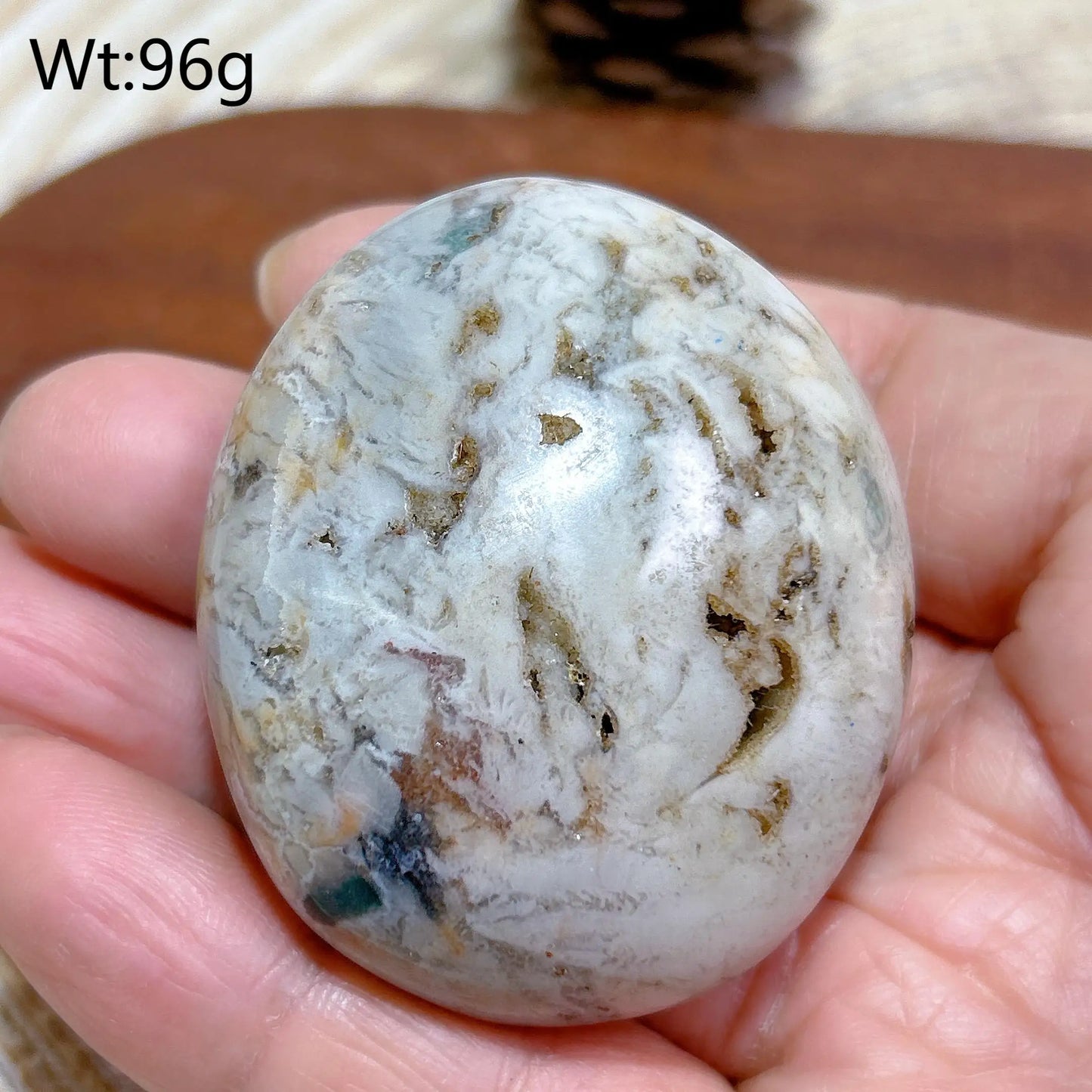 Ocean Jasper Palm Stone-ToShay.org